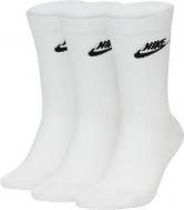 Шкарпетки Nike U NK NSW EVRY ESSENTIAL CREW SK0109-100 р.XL білий 3 шт.