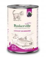 Корм влажный беззерновой для котят всех пород Baskerville Super Premium лосось с ежевикой 400 г