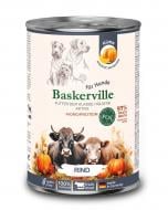 Корм влажный беззерновой для активных собак Baskerville Prebio говядина с тыквой 400 г