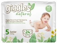 Підгузки Giggles Natural Junior 5 11-25 кг 24 шт.