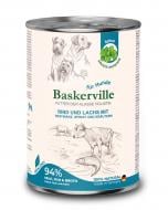 Корм влажный беззерновой Baskerville Holistic говядина и лосось с пастернаком, шпинатом и зеленью 400 г Корм влажный беззерновой Baskerville Holistic говядина и лосось с пастернаком, шпинатом и зеленью 400 г