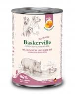 Корм влажный беззерновой Baskerville Holistic кабан и утка с тыквой и зеленью 400 г
