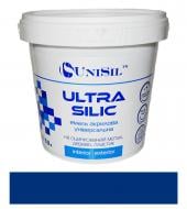 Антикоррозийная акриловая эмаль UniSil Ultra Silic синий шелковистый глянец 0,9 л