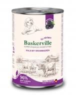 Корм влажный беззерновой Baskerville Super Premium телятина с ежевикой 400 г