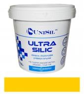 Антикоррозийная акриловая эмаль UniSil Ultra Silic желтый шелковистый глянец 0,9 л