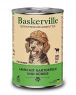 Корм влажный беззерновой для собак Baskerville Classic баранина с картофелем и тыквой 400 г Корм влажный беззерновой для собак Baskerville Classic баранина с картофелем и тыквой 400 г