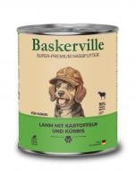 Корм влажный беззерновой Baskerville Classic баранина с картофелем и тыквой 800 г