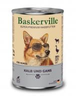 Корм влажный для собак Baskerville Classic телятина и мясо гуся 400 г