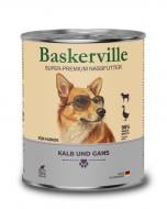 Корм влажный для собак Baskerville Classic телятина и мясо гуся 800 г