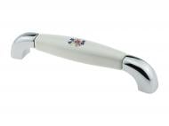 Мебельная ручка скоба DC D-300/160 G2 WHT1 160 мм хром