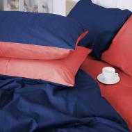 Комплект постельного белья MirSon 110х140 см Royal Soft Delphinium 0132 + 4052 Сатин синий/розовый