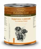 Корм вологий Hubertus Gold Premium індичка з рисом та лляною олією 800 г