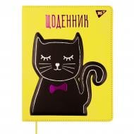 Щоденник шкільний PU твердий Cat. Gentlecat YES