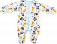 Комбінезон Bambinelli Котики р.56 бежевий із принтом