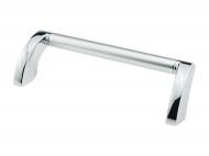 Меблева ручка скоба DC D-750/128 AL/G2 128 мм алюміній/ хром