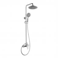 Душевая система Imprese KVET (смеситель для душа, душ d230 мм, лейка 120 мм 3 режима, шланг 1500 мм PVC), хром