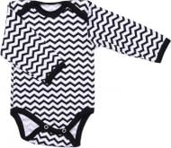 Боди детское для девочки для мальчика унисекс Bambinelli зигзаг р.80 черно-белый