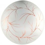 Світильник стельовий Укрсвітло НПБ 01-60 (37136) Водорості 1x60 Вт E27 білий/золото