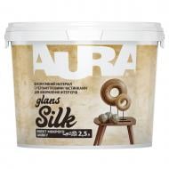 Декоративне покриття Aura Мокрий шовк Silk Glans 2,5 л 3 кг