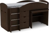 УЦЕНКА! Кровать-горка Компанит Универсал 70х190 см венге (УЦ №90)