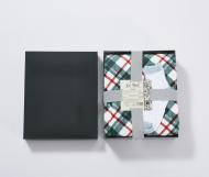 Набор плед и носки Gift Green Checked 150x200 см зеленый