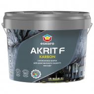 Фарба фасадна силіконова Eskaro Akrit F Karbon мат білий 9 л 11,52 кг