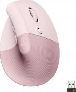 Мишка бездротова Logitech Lift Vertical Ergonomic Mouse Rose/Dark rose (910-006478)