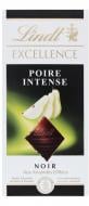 Шоколад LINDT черный Poire Intense Excellence 100 г