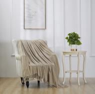 Плед Chenille Fringes 160x200 см бежевый La Nuit