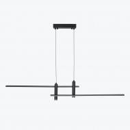 Люстра підвісна Berger 2x30 Вт LED-модуль чорний 7025-PL-30 Black