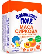 Маса сиркова ТМ Волошкове поле з курагою 8% 200г