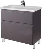 Тумба напольная Мойдодыр Палермо 80-U (лате) + Creavit SU-80