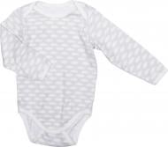 Боди унисекс Bambinelli Тучки р.56 серый с белым