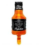 Шарик фольгированный Твоя Забава Мини фигура бутылка виски 25 см 25 см разноцветный