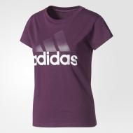 Футболка Adidas ESS LI SLI TEE BR2563 р.S бордовый