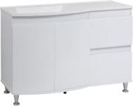 Тумба підлогова Сансервіс Славута під умивальник Slavuta 120 см ліва біла