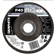 Круг пелюстковий GRAPHITE 115 мм P40 58T105