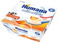 Кисломолочный продукт Humana с персиком и натуральными пребиотиками 4x100 г (4031244701121)