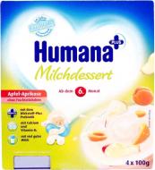 Кисломолочный продукт Humana с яблоком, абрикосом и натуральными пребиотиками 4x100 г (4031244701114)