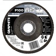 Круг пелюстковий GRAPHITE 115 мм P100 58T108