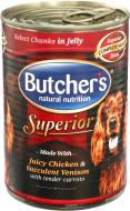 Корм для всех пород Butcher's Superior в желе с курицей олениной и морковью 400 г 52306 400 г