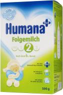 Суха молочна суміш Humana Folgemilch 2 mit Prebiotik 500 г 4031244836649