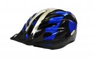 Шлем велосипедный GOOD BIKE M 56-58 см черно-синий (88854/8-IS)