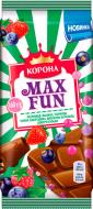 Шоколад Корона Макс Фан молочний ягідний мікс 160 г