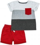 Комплект детской одежды Фламинго для мальчиков 2 предмета 864-411 р.110 меланж/бордо