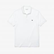 Поло Lacoste SHORT SLEEVED RIBBED COLLAR SHIRT DH2050001 р.L белый