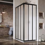 Душевая кабина Ravak Asrv3-80-198 черный + grape