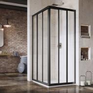 Душова кабіна Ravak Asrv3-80-198 чорний+transparent