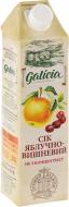 Сок Galicia Яблочно-вишневый неосветленный пастеризованный 1л (4820151001338)