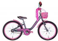 Велосипед Formula 20" 10"(25 см) CHERRY OPS-FRK-20-167 темно-серый с розовым